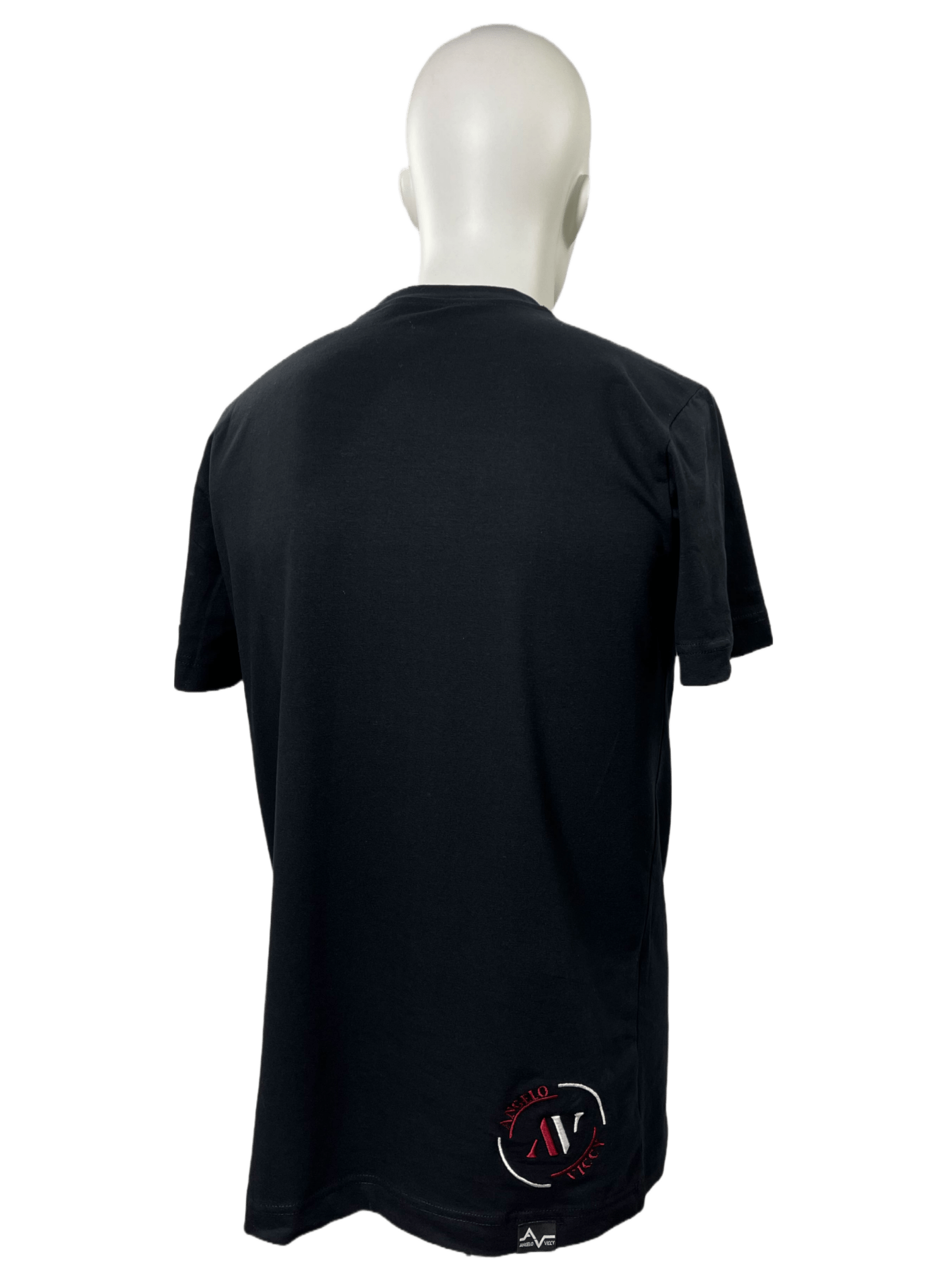 T-shirt AV151 zwart achterkant