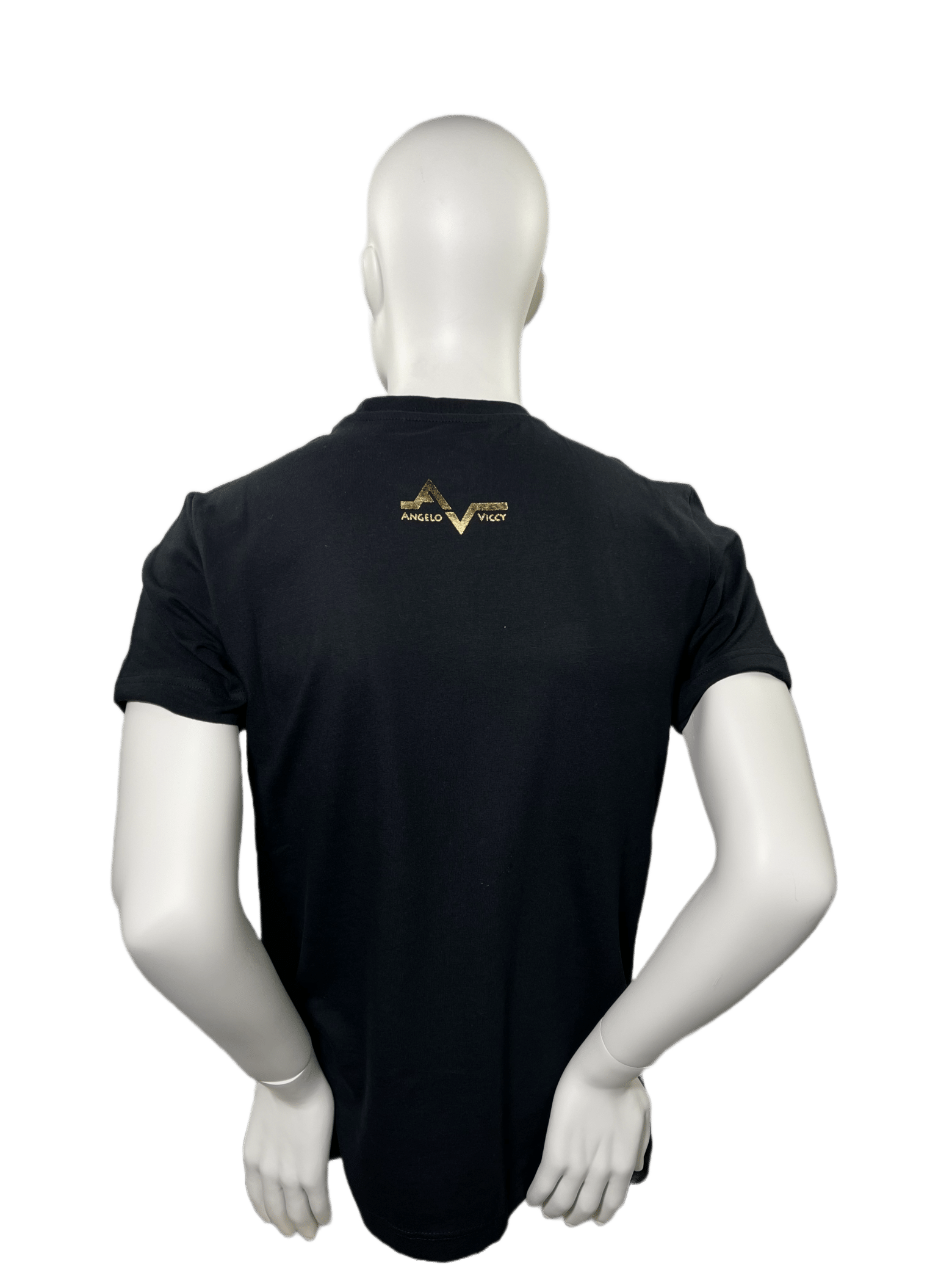 T-shirt AV152 zwart achterkant